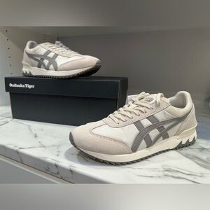 Onitsuka Tiger by Asics Cream and Gray Sneakers